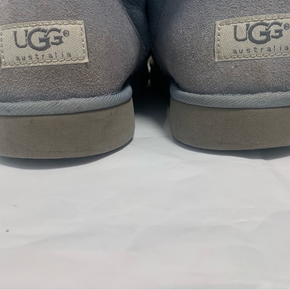 UGG Women’s Classic Short II Light Blue Grey - Picture 9 of 11